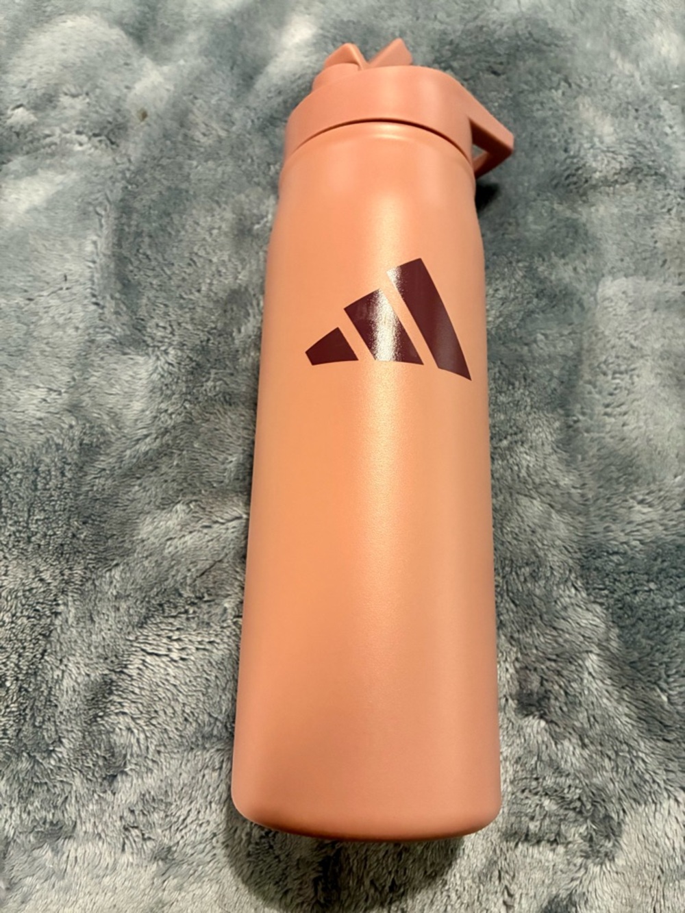 adidas Mauve Stainless Steel Water Bottle with Logo